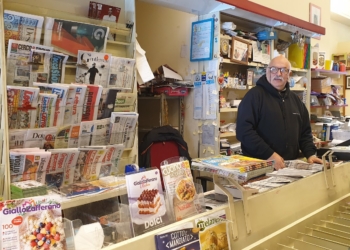 La Storica edicola “Quinti-Papini” in piazza del Commercio ad Orvieto Scalo chiude i battenti