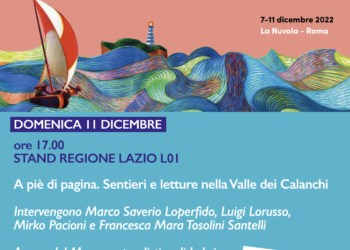 Il progetto “A piè di pagina, sentieri e letture nella Valle dei Calanchi” alla Fiera “Più Libri più Liberi”