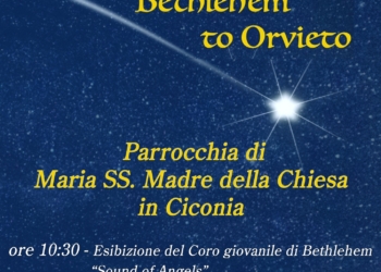 “Lights from Bethlehem to Orvieto” nella Chiesa di Ciconia