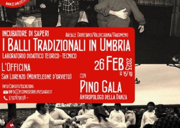 “I balli tradizionali in Umbria”, laboratorio didattico organizzato dall’Ecomuseo del Paesaggio Orvietano