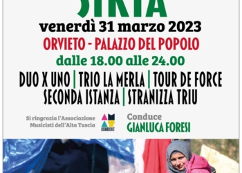 “Concerto per la Siria”, la musica per raccogliere fondi per i terremotati