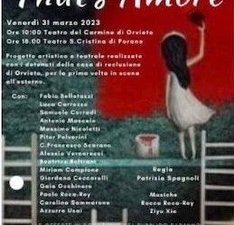 “That’s amore”, i detenuti in scena per solidarietà. Doppia replica a Orvieto e Porano