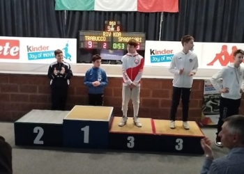 Uisp Scherma Orvieto. Gara U14 Nazionale di Vercelli, Malerba di bronzo