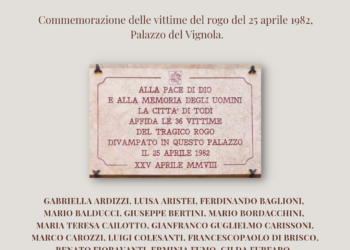 La città di Todi ricorda le vittime del Vignola. Nel palazzo, sede espositiva, morirono 36 persone e altre rimasero ferite