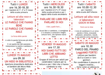 “Il Maggio dei Libri” calendario ricco di iniziative realizzate dall’amministrazione comunale di Castel Viscardo