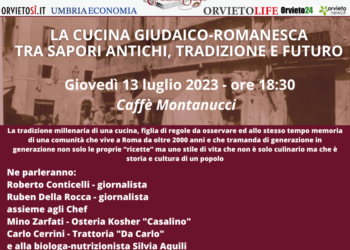 “La cucina giudaico-romanesca. Tra sapori antichi, tradizione e futuro”, evento a cura de Gli Amici della Stampa