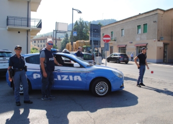 Controllo straordinario della Polizia, a Orvieto 110 persone identificate, 69 veicoli controllati e 7 posti di controllo