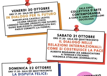 “ApertaMenteOrvieto”, tre giorni di incontri per la decima edizione del Festival del Dialogo