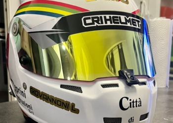 L’autore Luca Giovannoni indosserà il casco con dedica per la Castellana 2023