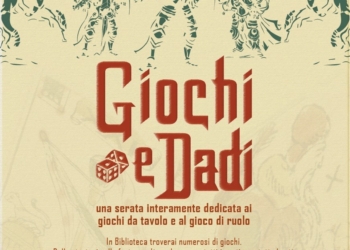 “Giochi e dadi”, nuova apertura straordinaria della biblioteca comunale