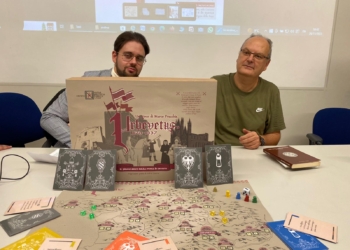 Presentato in biblioteca Urbevetus 1170-1337. Il gioco da tavolo ambientato a Orvieto medievale