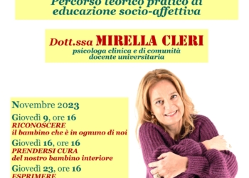 Nella programmazione dell’UniTre l’educazione socio-affettiva con la dott.ssa Mirella Cleri