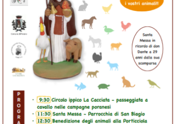 Sant’Antonio Abate, benedizione degli animali alla Porticciola