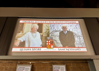 Giorno della Memoria, Orvieto accoglie i nuovi cittadini onorari Liliana Segre e Sami Modiano
