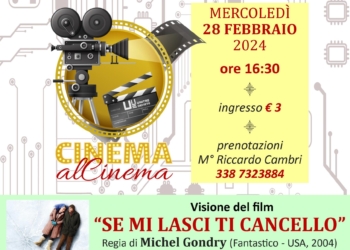 “Se mi lasci ti cancello”, tutti al cinema con l’UniTre e Guido Barlozzetti
