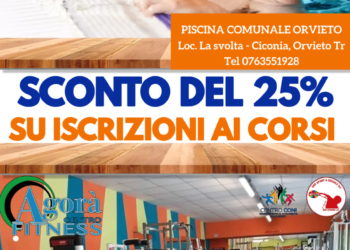 Benessere in offerta: 25% di sconto su nuove iscrizioni in piscina e al Centro Fitness Agorà