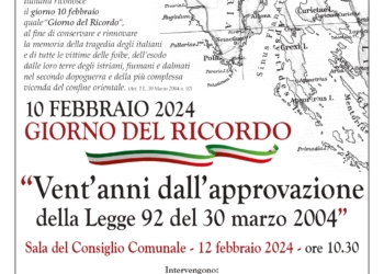 “Giorno del Ricordo”, Orvieto celebra i 20 anni dell’approvazione della legge