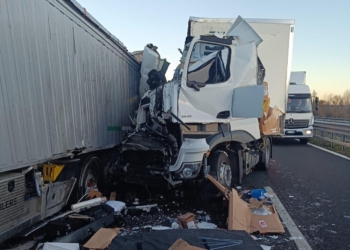 Tamponamento tra mezzi pesanti in Autostrada tra Orvieto e Attigliano