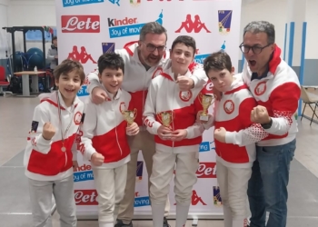 Scherma: 3 ori, 1 argento e 2 bronzi ai campionati regionali Gpg di Perugia