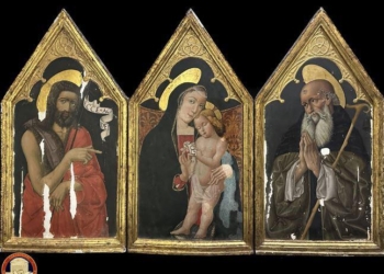 I Carabinieri Tutela Patrimonio Culturale restituiscono un trittico del XV secolo alla comunità di Arrone