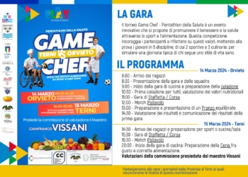 Al via “Game Chef-Pentathlon della Salute”, la sfida sportivo-culinaria fra gli istituti Alberghieri di Terni e Orvieto