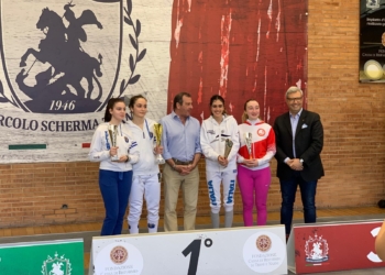 Scherma Orvieto alla gara Gold Nazionale: qualificati Edoardo Lo Conte, Sofia e Gianmarco Tognarini e Lorenzo Rocchigiani