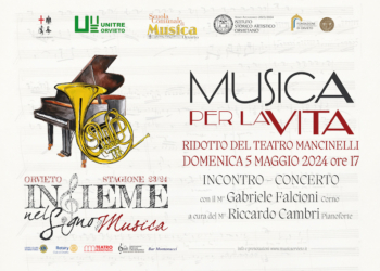 “Musica per la Vita”: Gabriele Falcioni e Riccardo Cambri protagonisti del nuovo appuntamento di “insieme”