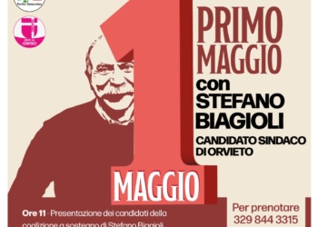 Primo Maggio con Stefano Biagioli alla sala Agorà di Ciconia