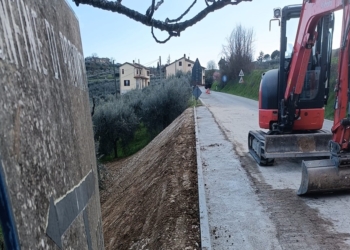 Viabilità: terminati i lavori di messa in sicurezza della scarpata sulla Sp 110 a San Venanzo