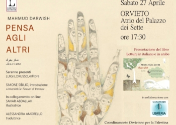 Presentazione del libro illustrato “Pensa agli altri”, poesia del poeta palestinese Mahmud Darwish