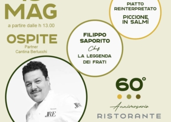 Sessant’anni di Ristorante Trippini, pranzo a 4 mani con lo chef stellato Filippo Saporito