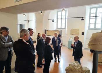 Il Prefetto Giovanni Bruno in visita al Museo Etrusco “Claudio Faina”