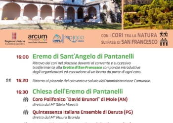 A Baschi i cori cantano per San Francesco