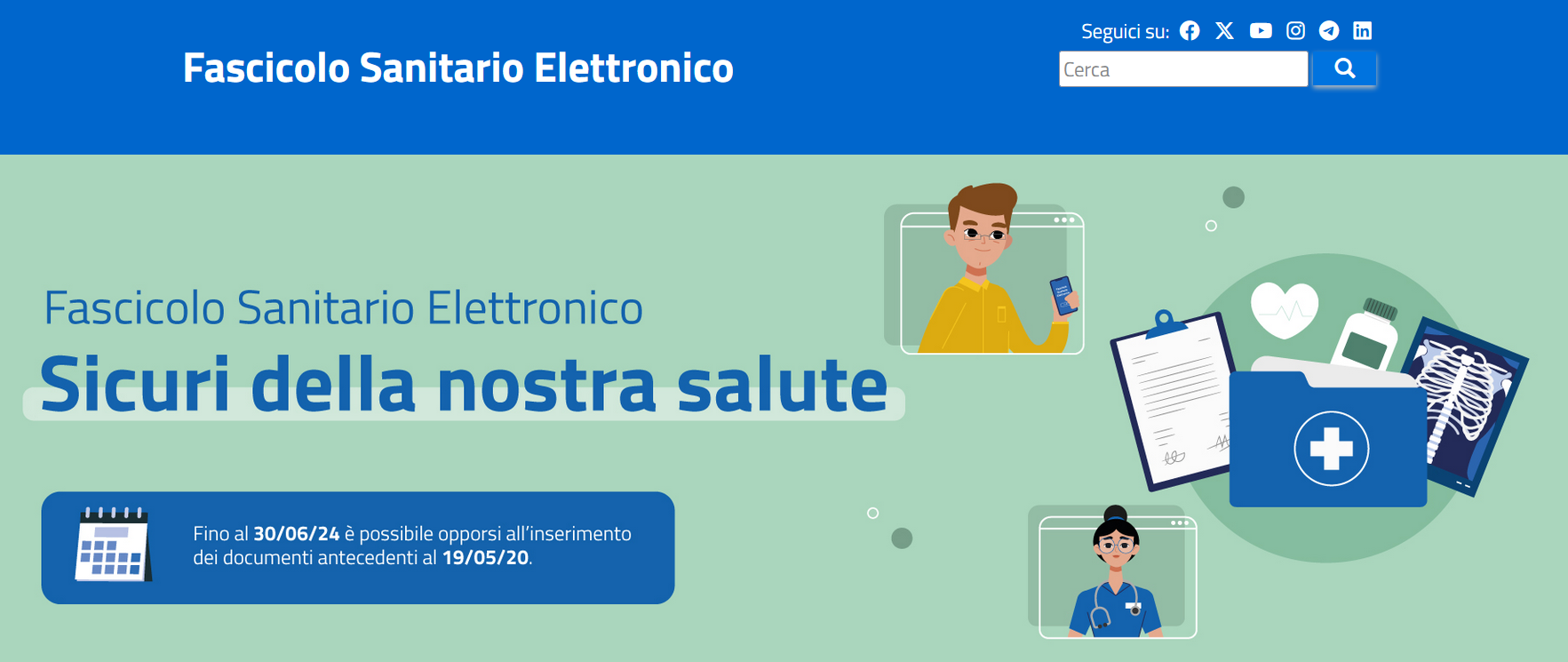 Fascicolo Sanitario Elettronico, Fino Al 30 Giugno Possibilità Di ...