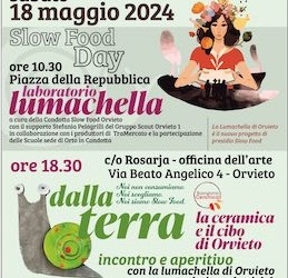 Per lo Slow Food Day doppio appuntamento per celebrare il cibo e la ceramica di Orvieto