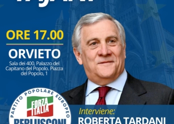 Antonio Tajani a Palazzo del Popolo di Orvieto