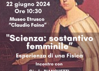“Scienza: sostantivo femminile – Esperienza di una Fisica”