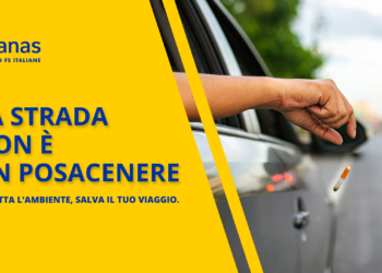 “La strada non è un posacenere. Rispetta l’ambiente, salva il tuo viaggio”