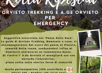Escursione a piedi, nel “Paese delle Rose”, per i 30 anni di Emergency