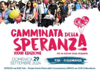 Todi-Collevalenza, una “Camminata della Speranza” speciale