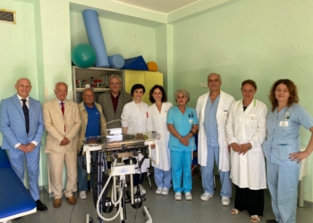 Donato dai Lions Club di Orvieto uno standing elettrico al Day Hospital Riabilitativo