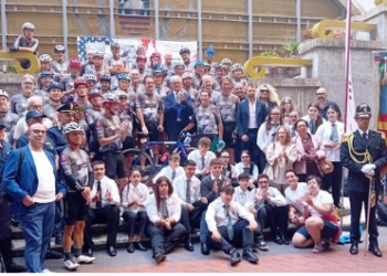 Storia e ciclismo, la “Salerno-Verona” fa tappa a Orvieto