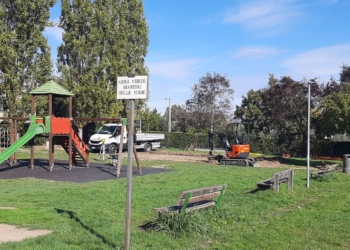 Al via i lavori di riqualificazione dei giardini di via Tevere a Sferracavallo