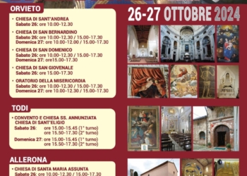 “Pietre Vive”, tornano nel fine settimana le Giornate del Volontario di Arte Sacra