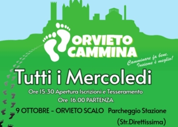 “Orvieto Cammina”: ad ottobre 4 appuntamenti per promuovere il benessere fisico e conoscere la città