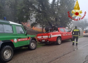 Si perde mentre va a funghi, ritrovata dai Vigili del Fuoco