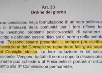 Opposizione: “L’assessore Sacripanti sbaglia regolamento. Ebbene sì, succede anche questo nel Comune di Orvieto”