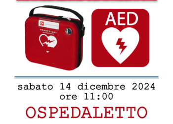 Installazione postazione defibrillatore a Ospedaletto