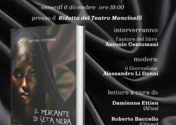 Antonio Centomani presenta il romanzo “Il mercante di seta nera”