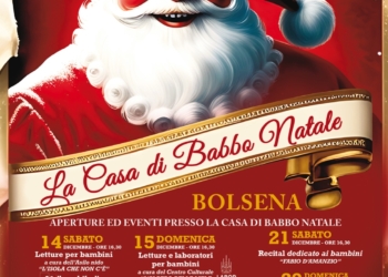 A Bolsena si accendono le luci della casa di Babbo Natale